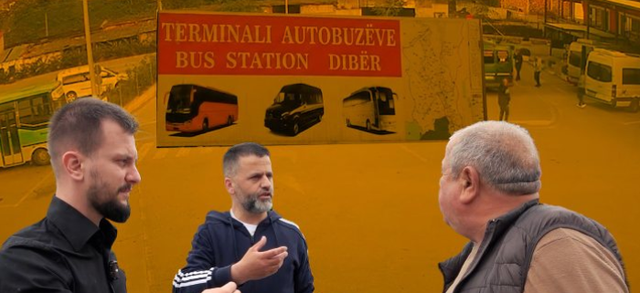 Debate dhe sherr n&euml; terminalin e Peshkopis&euml;, shofer&euml;t