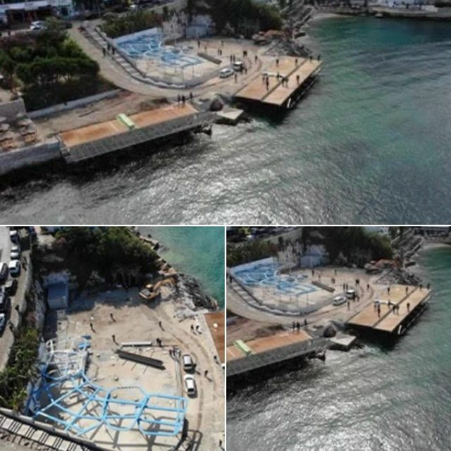 Shembja e beach bar-it n&euml; Sarand&euml;, IKMT: Subjekti u gjobit me 11,7
