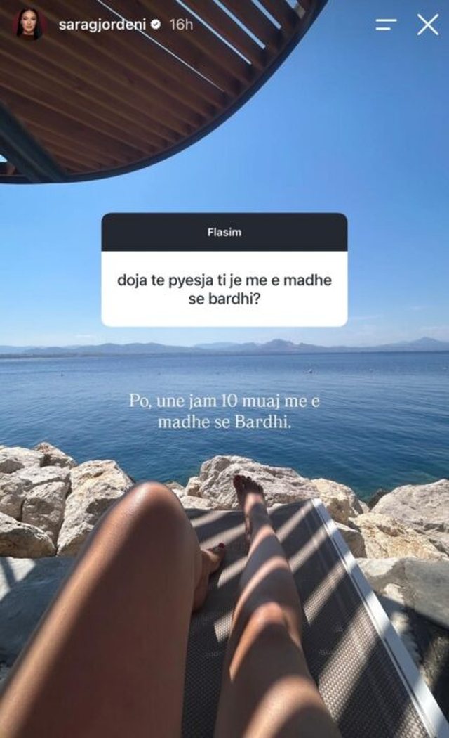 FOTO/ Ndjek&euml;sit mendojn&euml; se ajo po g&euml;njen p&euml;r mosh&euml;n,