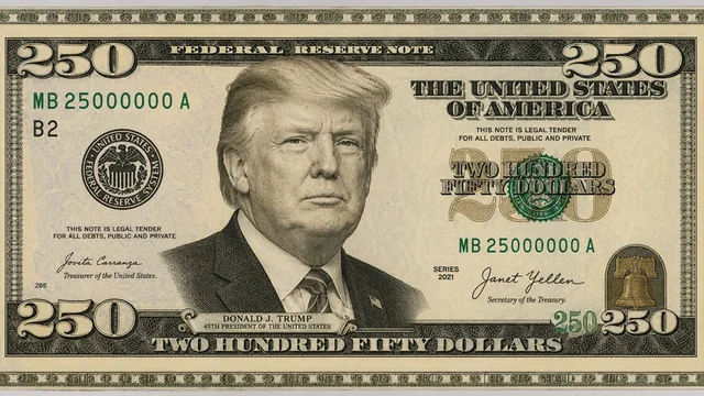 Trump n&euml; kart&euml;monedh&euml;n 250 dollar&euml;she? Zbulohen planet