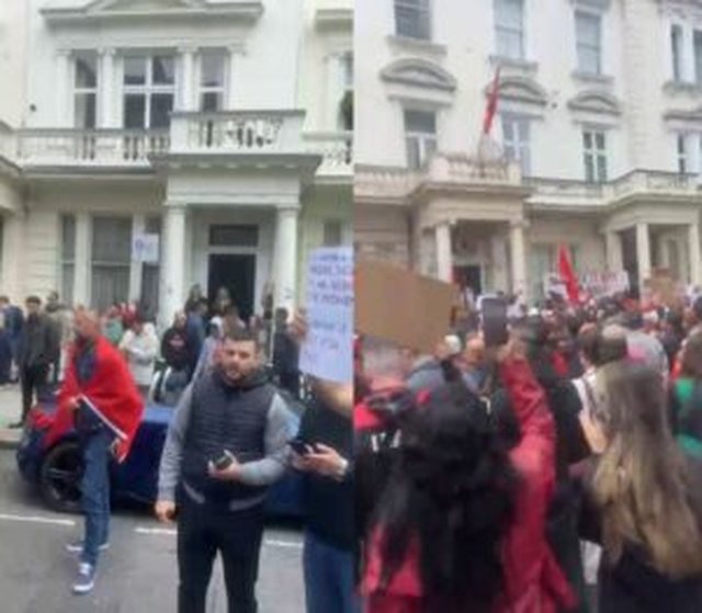 &ldquo;Rama ik&rdquo;/ Londra mbushet kuq e zi, shqiptar&euml;t