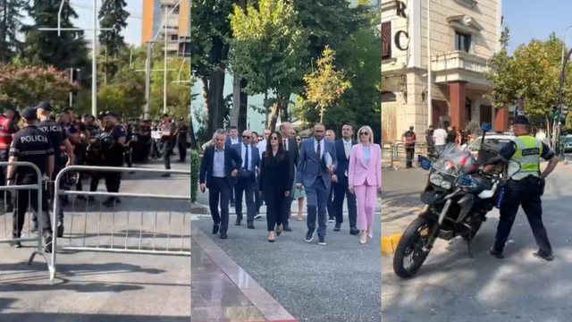 Mbyllet seanca plenare, deputet&euml;t largohen nga Parlamenti, protestuesit