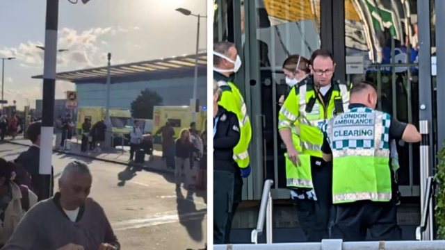 ALARM në aeroport! Evakuohet terminali, ambulancat dhe policia në