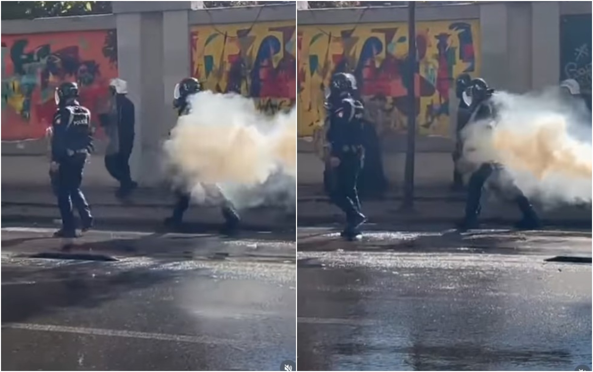 VIDEO/ Policit i ndodh e papritura, i plas gazi lotsjell&euml;s n&euml;